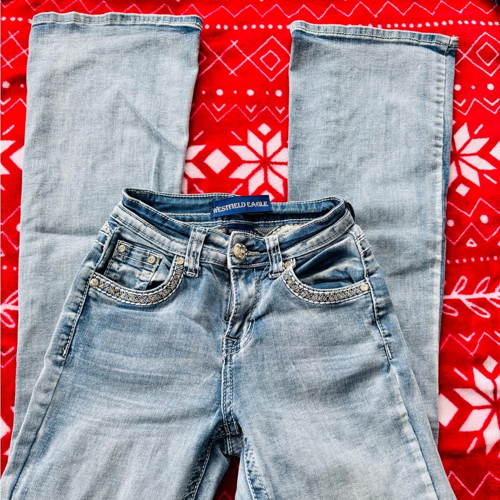 Women's Westfield Eagle Light Blue Boot Cut Jeans